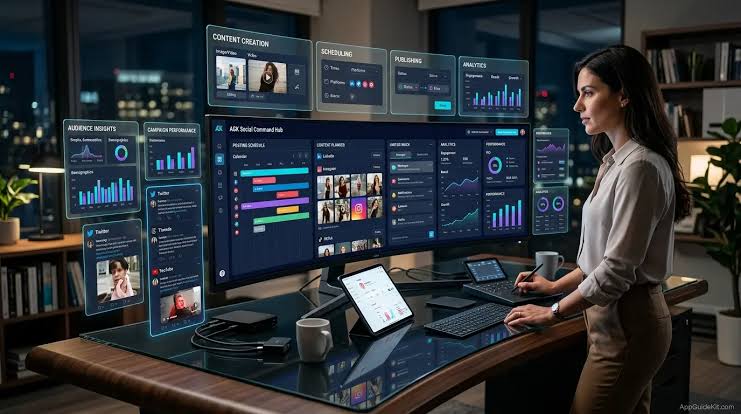 Multi Account Social Media Management Tool